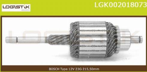 LGK LGK002018073 - Якорь, стартер autospares.lv