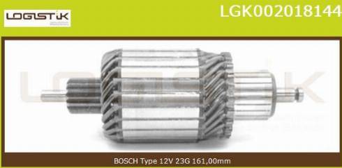 LGK LGK002018144 - Якорь, стартер autospares.lv