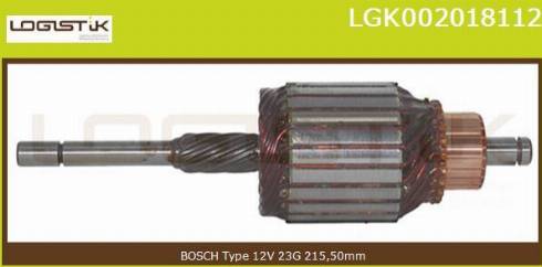 LGK LGK002018112 - Якорь, стартер autospares.lv