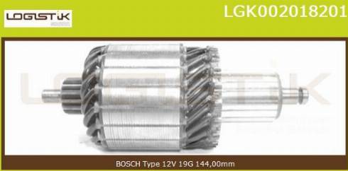 LGK LGK002018201 - Якорь, стартер autospares.lv