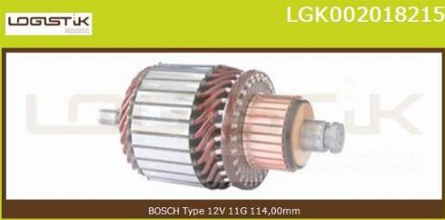 LGK LGK002018215 - Якорь, стартер autospares.lv