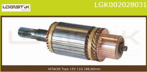 LGK LGK002028031 - Якорь, стартер autospares.lv