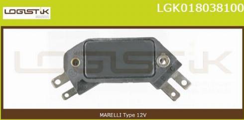 LGK LGK018038100 - Коммутатор, система зажигания autospares.lv