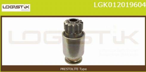 LGK LGK012019604 - Ведущая шестерня, бендикс, стартер autospares.lv