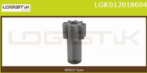 LGK LGK012018604 - Ведущая шестерня, бендикс, стартер autospares.lv
