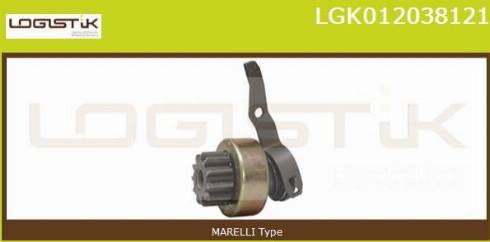 LGK LGK012038121 - Ведущая шестерня, бендикс, стартер autospares.lv