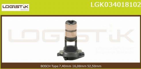 LGK LGK034018102 - Контактное кольцо, генератор autospares.lv