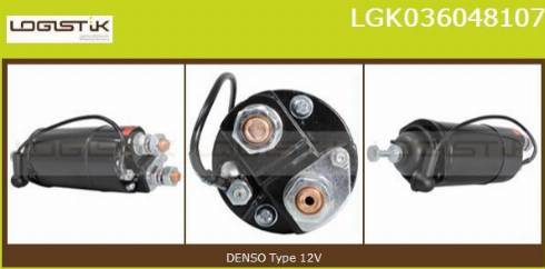 LGK LGK036048107 - Тяговое реле, соленоид, стартер autospares.lv