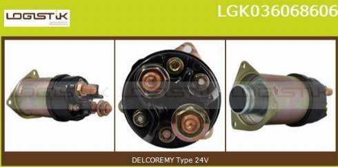 LGK LGK036068606 - Тяговое реле, соленоид, стартер autospares.lv