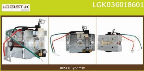 LGK LGK036018601 - Тяговое реле, соленоид, стартер autospares.lv