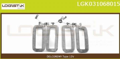 LGK LGK031068015 - Обмотка возбуждения, стартер autospares.lv