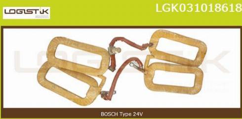 LGK LGK031018618 - Обмотка возбуждения, стартер autospares.lv