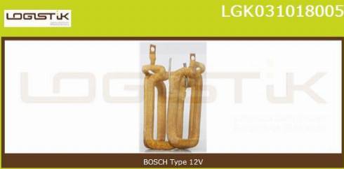 LGK LGK031018005 - Обмотка возбуждения, стартер autospares.lv