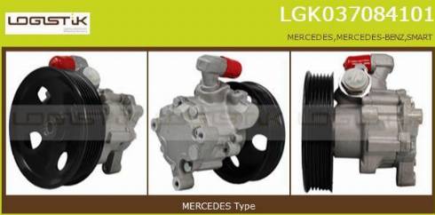 LGK LGK037084101 - Гидравлический насос, рулевое управление, ГУР autospares.lv