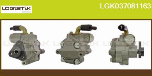 LGK LGK037081163 - Гидравлический насос, рулевое управление, ГУР autospares.lv