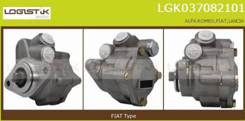 LGK LGK037082101 - Гидравлический насос, рулевое управление, ГУР autospares.lv