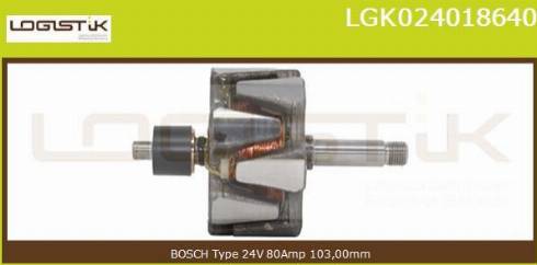 LGK LGK024018640 - Ротор, генератор autospares.lv