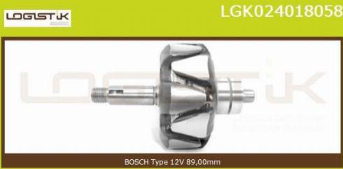 LGK LGK024018058 - Ротор, генератор autospares.lv