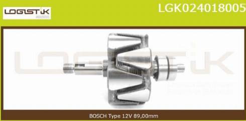 LGK LGK024018005 - Ротор, генератор autospares.lv