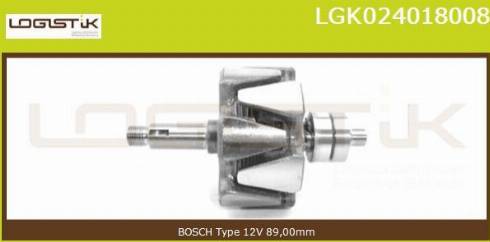 LGK LGK024018008 - Ротор, генератор autospares.lv