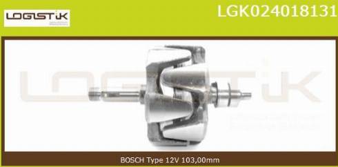 LGK LGK024018131 - Ротор, генератор autospares.lv