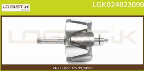 LGK LGK024023090 - Ротор, генератор autospares.lv