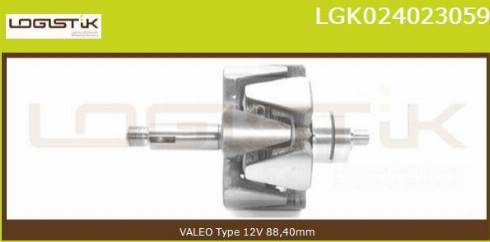 LGK LGK024023059 - Ротор, генератор autospares.lv