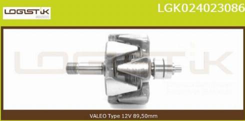 LGK LGK024023086 - Ротор, генератор autospares.lv
