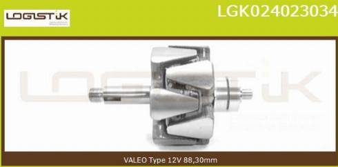 LGK LGK024023034 - Ротор, генератор autospares.lv