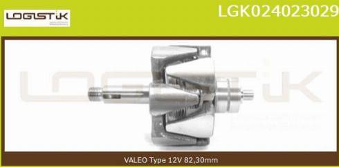 LGK LGK024023029 - Ротор, генератор autospares.lv