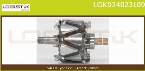 LGK LGK024023109 - Ротор, генератор autospares.lv