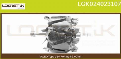 LGK LGK024023107 - Ротор, генератор autospares.lv