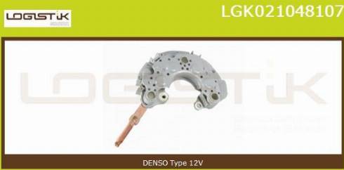 LGK LGK021048107 - Выпрямитель, диодный мост, генератор autospares.lv