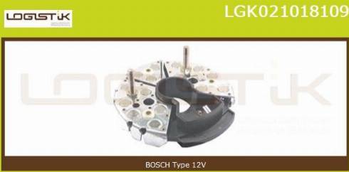 LGK LGK021018109 - Выпрямитель, диодный мост, генератор autospares.lv
