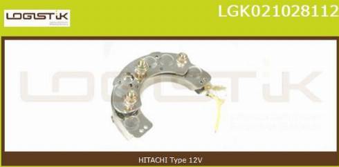 LGK LGK021028112 - Выпрямитель, диодный мост, генератор autospares.lv