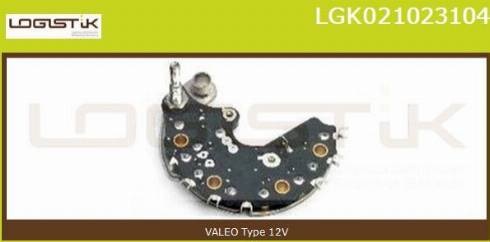 LGK LGK021023104 - Выпрямитель, диодный мост, генератор autospares.lv