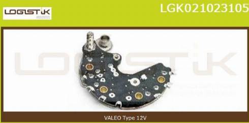 LGK LGK021023105 - Выпрямитель, диодный мост, генератор autospares.lv