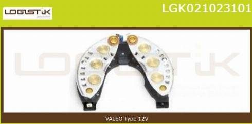 LGK LGK021023101 - Выпрямитель, диодный мост, генератор autospares.lv