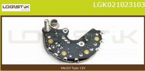 LGK LGK021023103 - Выпрямитель, диодный мост, генератор autospares.lv