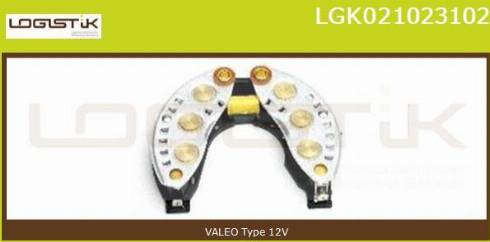 LGK LGK021023102 - Выпрямитель, диодный мост, генератор autospares.lv