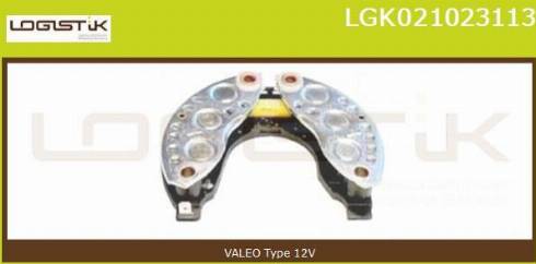 LGK LGK021023113 - Выпрямитель, диодный мост, генератор autospares.lv