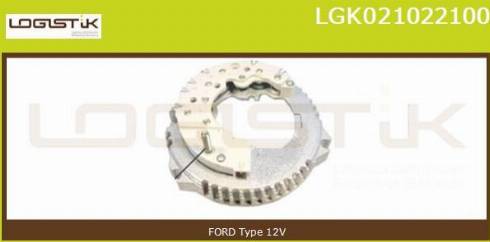 LGK LGK021022100 - Выпрямитель, диодный мост, генератор autospares.lv