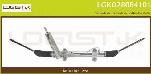 LGK LGK028084101 - Рулевой механизм, рейка autospares.lv