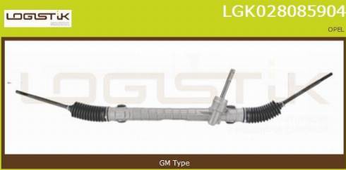 LGK LGK028085904 - Рулевой механизм, рейка autospares.lv