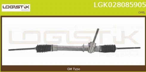 LGK LGK028085905 - Рулевой механизм, рейка autospares.lv