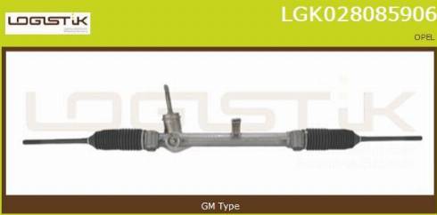 LGK LGK028085906 - Рулевой механизм, рейка autospares.lv