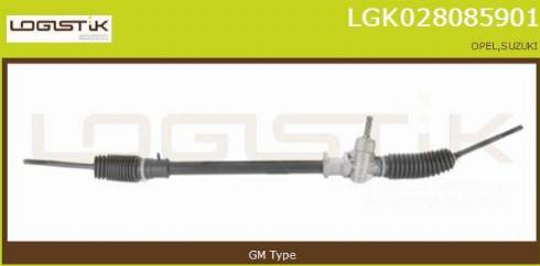 LGK LGK028085901 - Рулевой механизм, рейка autospares.lv