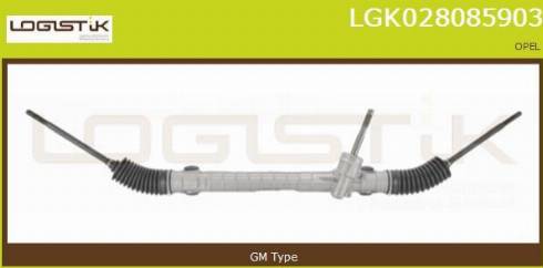 LGK LGK028085903 - Рулевой механизм, рейка autospares.lv