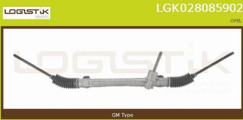 LGK LGK028085902 - Рулевой механизм, рейка autospares.lv