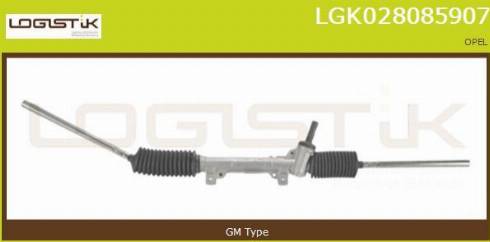 LGK LGK028085907 - Рулевой механизм, рейка autospares.lv